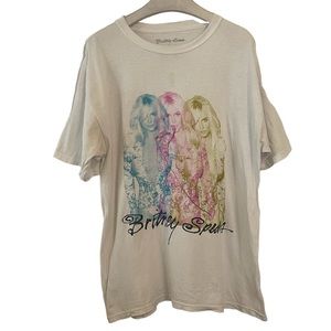 Urban Outfitters Graphic Tee - White with Multicolor Print